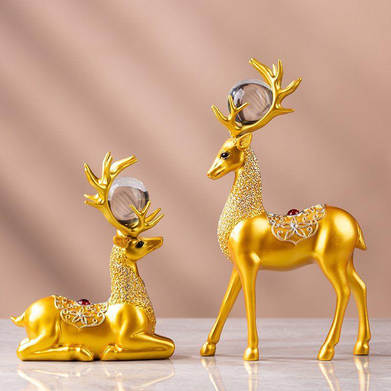 Creative Deer Ornament for Home Decor - Perfect for Living Room, Wine Cabinet, TV Stand, or Entryway Display