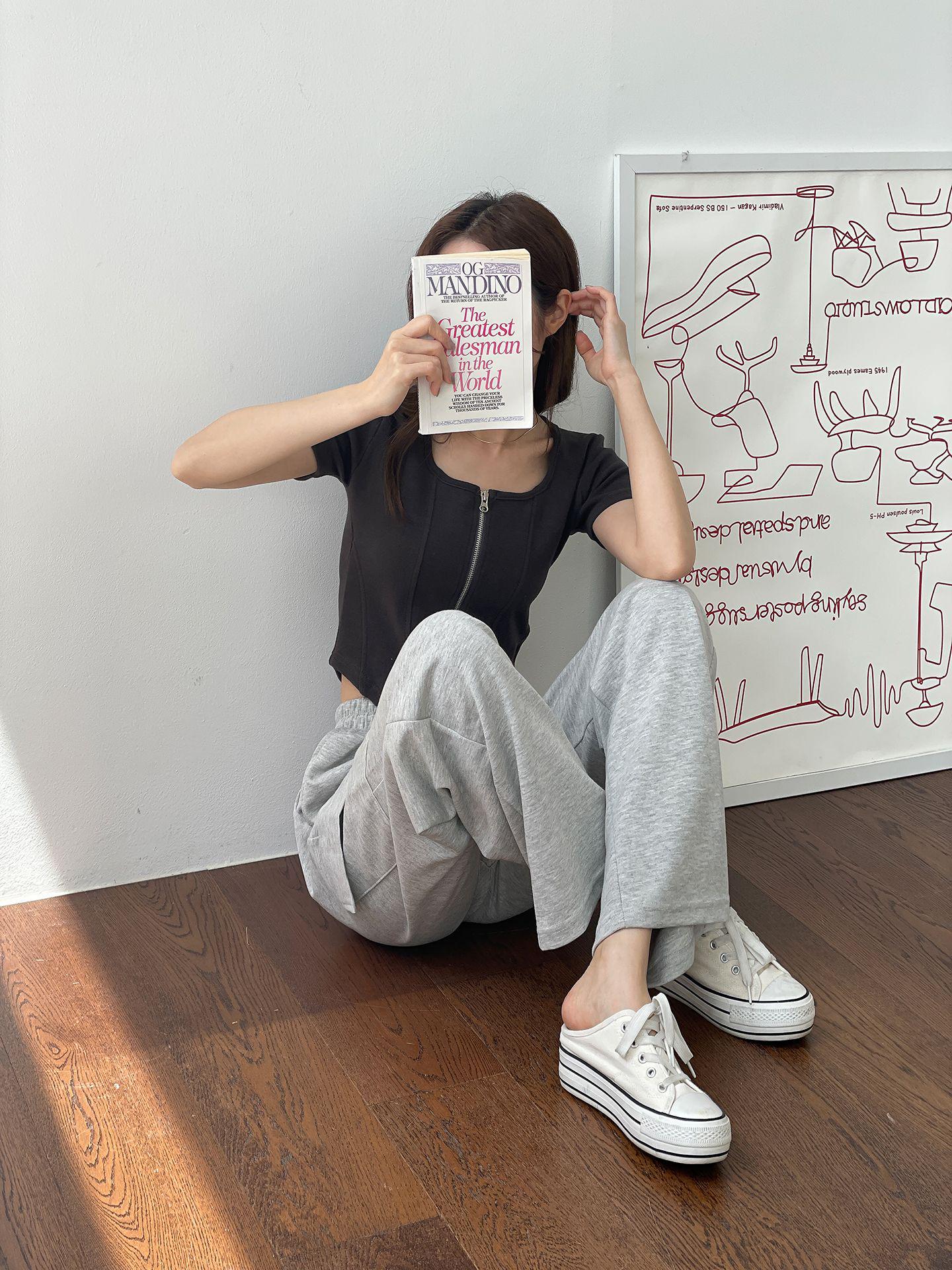 

Women s High Waist Retro Cargo Pants - Loose Fit, Straight Leg Sports Style XS чёрный