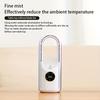 USB Powered Bladeless Fan With Mist Spray Night Light Quiet Cooling Desktop Fan For Home Office Dorm Use