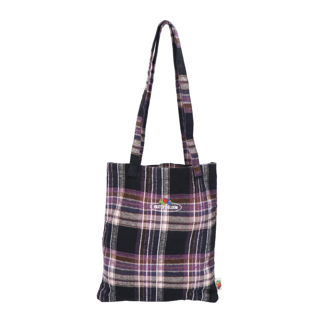 81279700-0050-0000 FTL TARTAN CHECK TOTE BAG