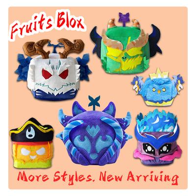 Yeni Fruits Blox Peluş Oyuncaklar Anime Oyun Peluş Oyuncak Şeytan Meyvesi Korku Bebekleri Çocuk Doğum Günü Hediyeleri Ev Kanepe Yumuşak Meyve Yastığı