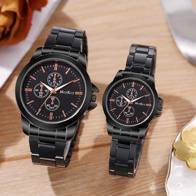 Business Watches Mens Top Brand Luxury Quartz Wristwatch Stainless Steel Strap Fashion Casual Male Watches Relogio Masculino