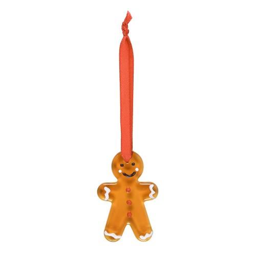 Something Different Glass Gingerbread Man Hanging Ornament (Pack of 20)
