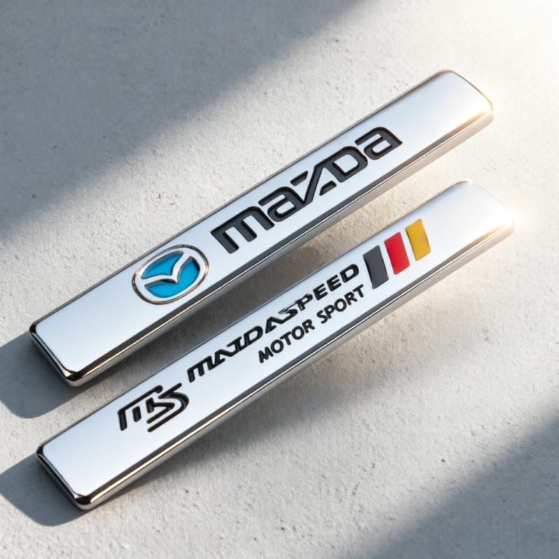 3D Metal Emblem Car Body Fender Rear Trunk Decal Sticker For Mazda 2 3 6 CX5 CX30 CX50 CX4 MX5 CX8 CX7 CX9 CX3 BT50 Auto GF8
