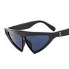 Private Label Sunglasses Women Lunettes De Soleil Concave Logo Promotion Fashion Women Small Triangle Rivet Sunglasses