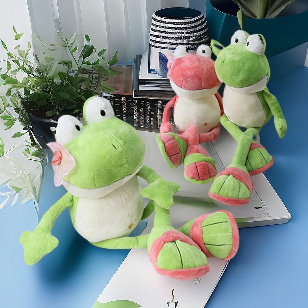 Cute Plush Frog Toy With Long Legs Perfect Gift For Girls And Couples
