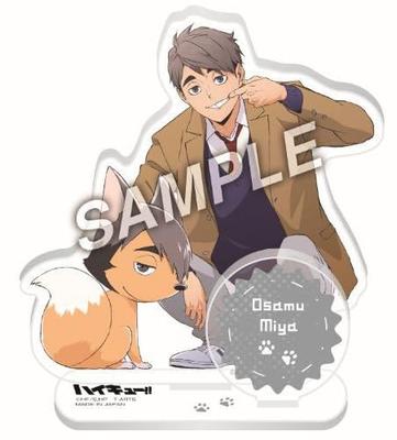 Haikyuu Acrylic Stand Miya Osamu Inarizaki Playing Mascot Official Merchandise