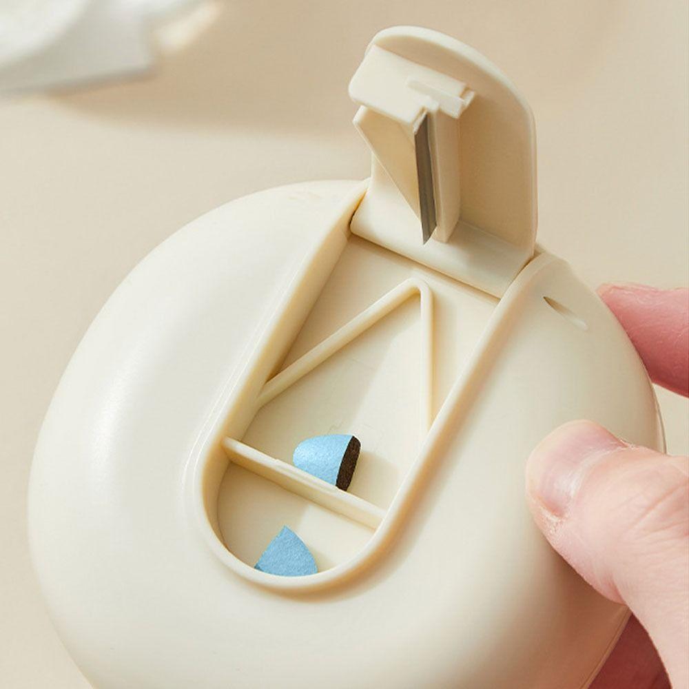 Dustproof Pill Cutter Splitter Multi-layer Moisture-proof Pill Storage Box Portable Easy To Use Pill Organizer for Small Pills