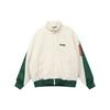 Men's Originals Mr Sherpa Jkt Suede Splicing Stand Collar Logo Sports Jacket Yellow White HC0373