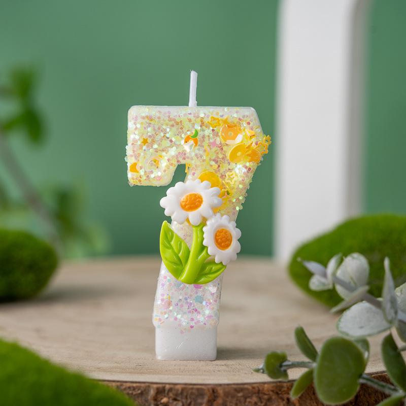 Sunflower Sequin Decoration for First Birthday - Creative New Style Hot Sale