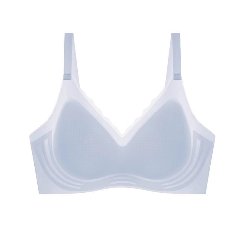 LangSha Women's Summer Ice Silk Seamless Bra with Thin Straps