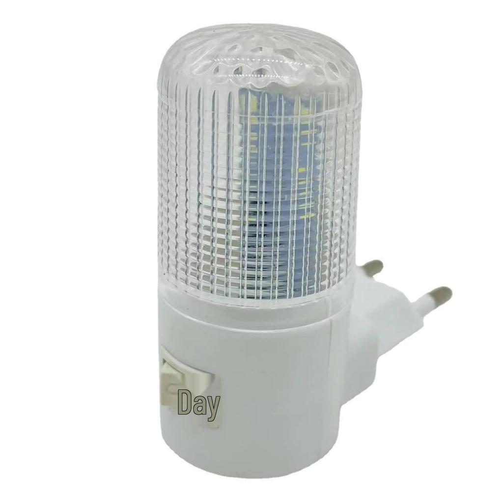 EU Standard LED Night Light with Two Round Pins for Children's Bedroom, Home Use.