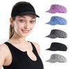 Summer Sun Protection Cover Sports Sweat-Absorbent Running Big Head Circumference Quick-Drying Topless Hat Women's Marathon Casual Tennis Visor Cap