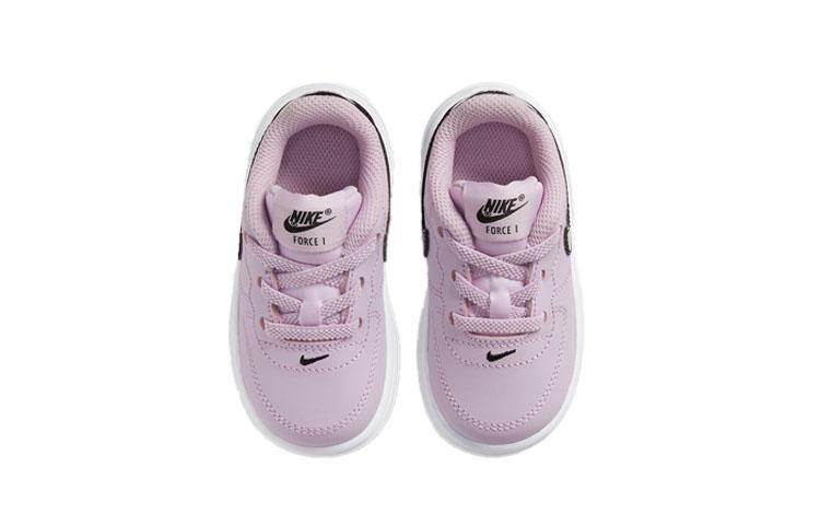 Nike Air Force 1 18 Low top Skateboard Shoes Ice Light Purple Infant And Toddler 905220-500