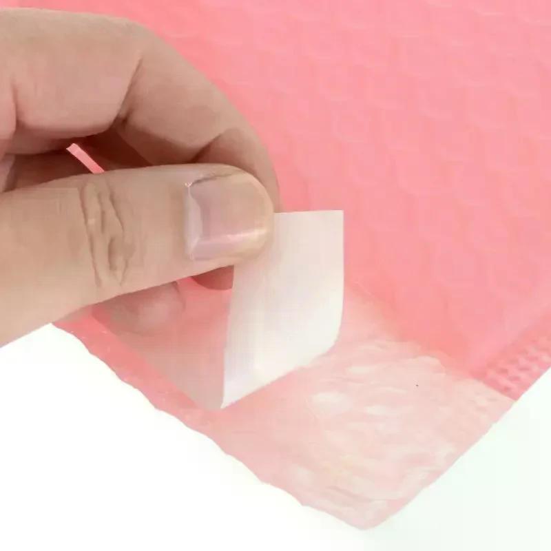 100pcs Bubble Mailers Pink Bubble Mailer Self Seal Padded Envelopes Gift Bags For Book Magazine Lined Mailer Self Seal