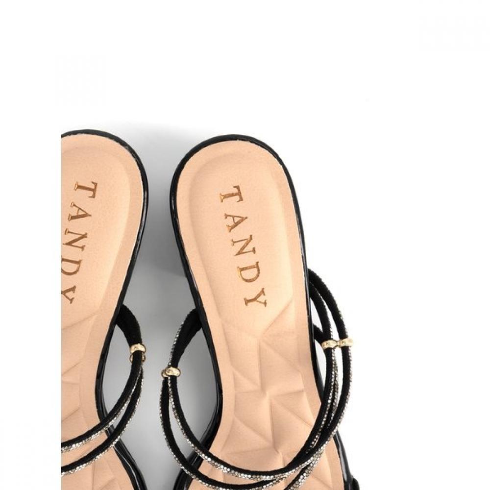 Tandy Damensandalen Schwarz 725044