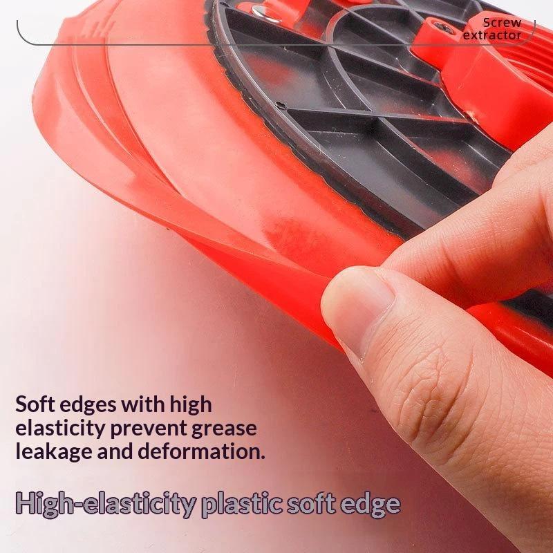 56/60mm Leakproof Grease Suction Plate Universal Fit Durable Butter Gun Oil Suction Pan for Car Truck Maintenance