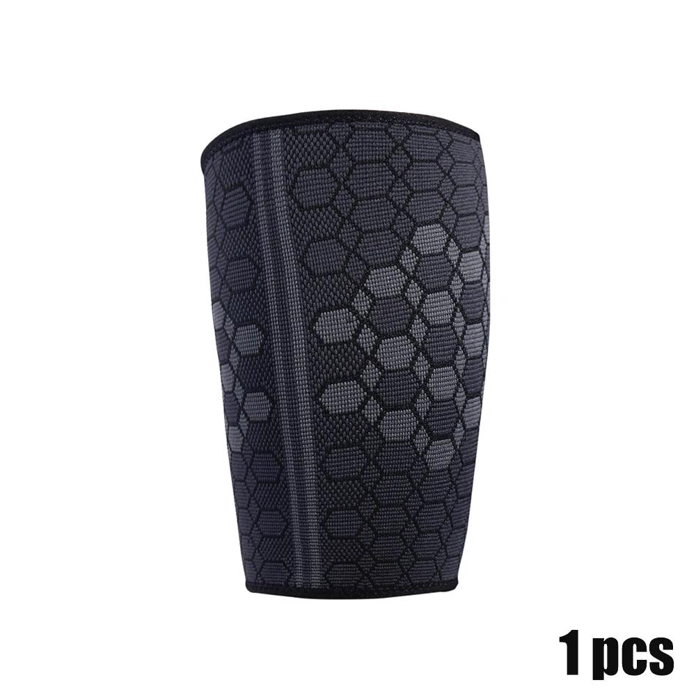 

Компрессионные рукава для бедер, поддержка четырехглавых мышц и подколенных сухожилий, спортивные рукава для верхней части ног для мужчин и женщин, дышащие, эластичные, противоскользящие L