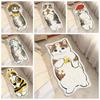 Irregular Cartoon Cat Carpet Faux Cashmere Bedside Rug Bedroom Area Rugs  for Sofa Coffee Table