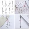 Cute Heart Butterfly Bowknot Charm Pendant Phone Straps Pocket Keychain Strap