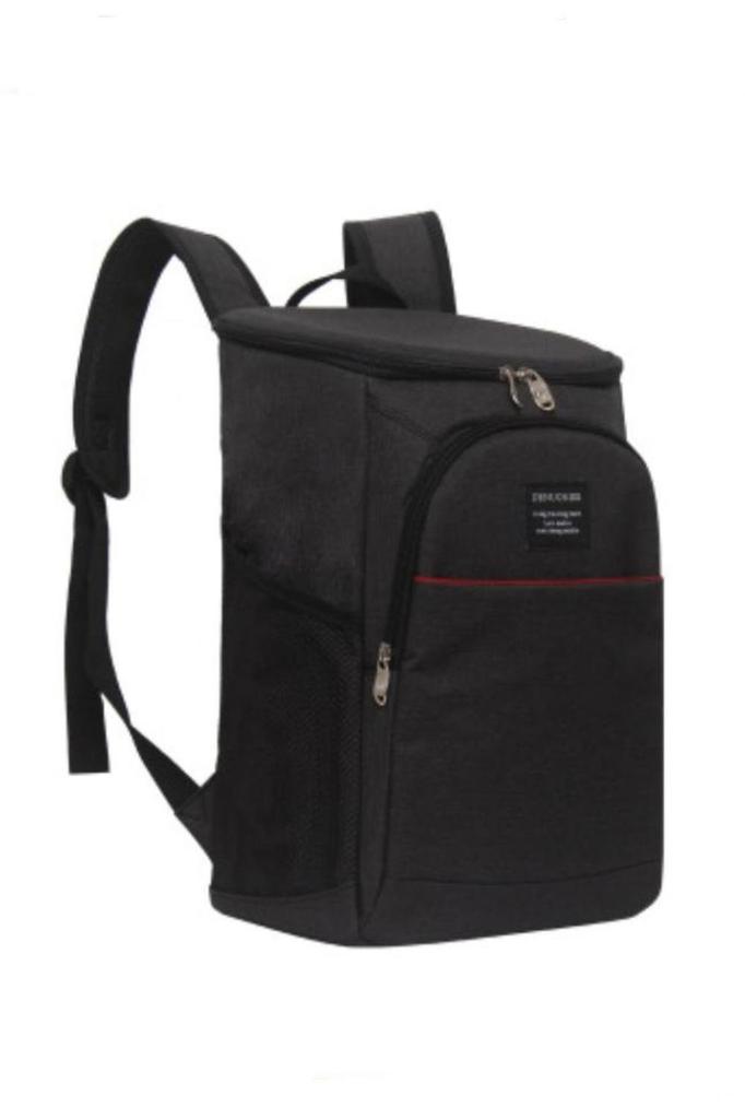 (SCGEHA) Insulated Backpack, Large Capacity, Cooler Bag, Waterproof, for Travel, Shopping, Hiking (Black)