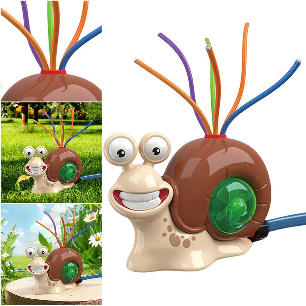 Cartoon Snail Water Sprinkler Summer Garden Lawns Water Toys Spray Water Toys for Boys Girls Summer Backyard Lawn Pool Party Fun