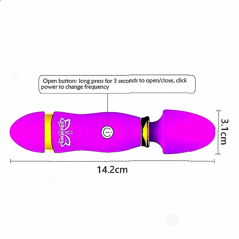 12 Speeds Powerful Magic Wand Vibrators AV Stick Dildo Vibrator Clitoris Stimulator G-spot Massage Orgasm Sex Toys For Women