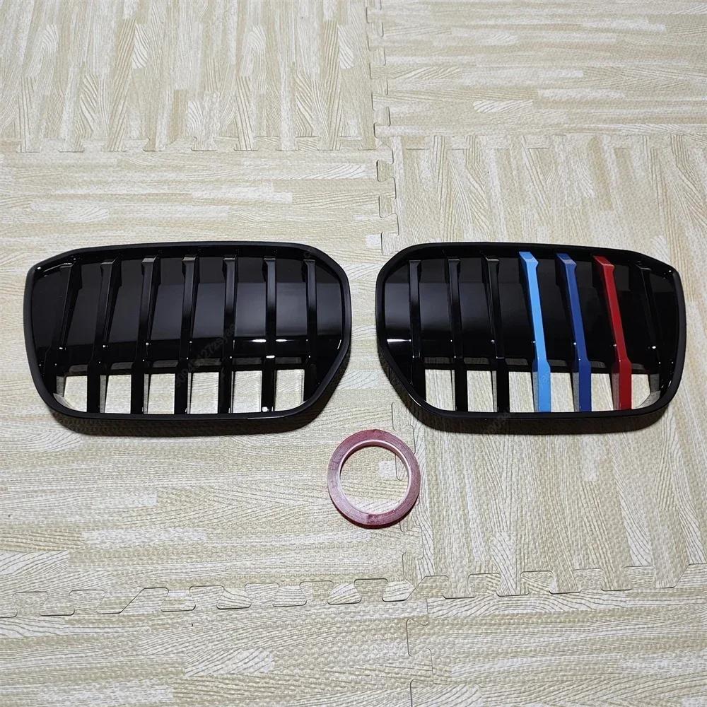 

Car Front Kidney Grill Grille Racing Grills Grille Bodykits Tuning For BMW G08 iX3 M Style 2020-2023 Single Slat ABS 3 Color