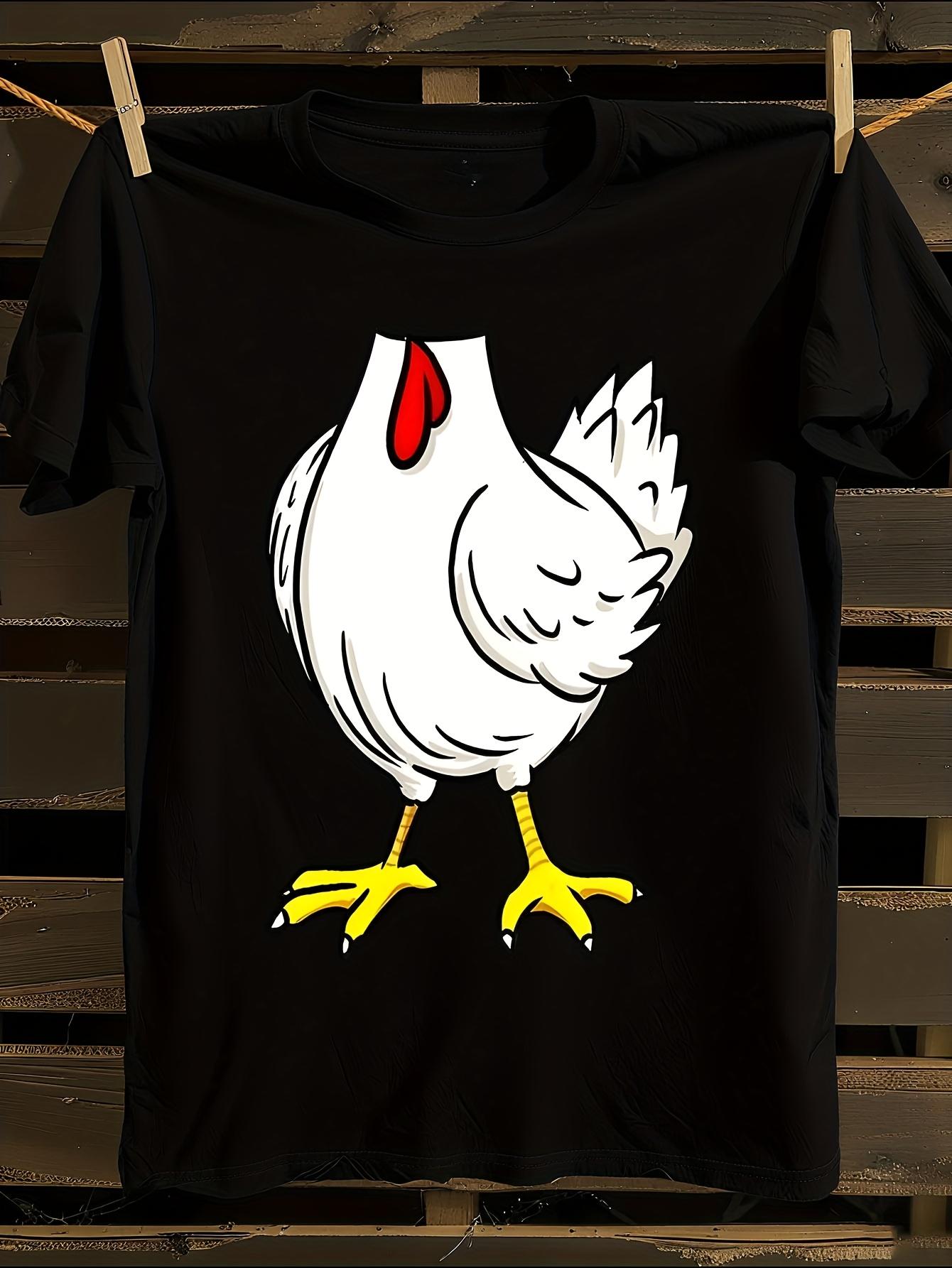 Funny Chicken Farm Animal Graphic Tshirt XXXXL
