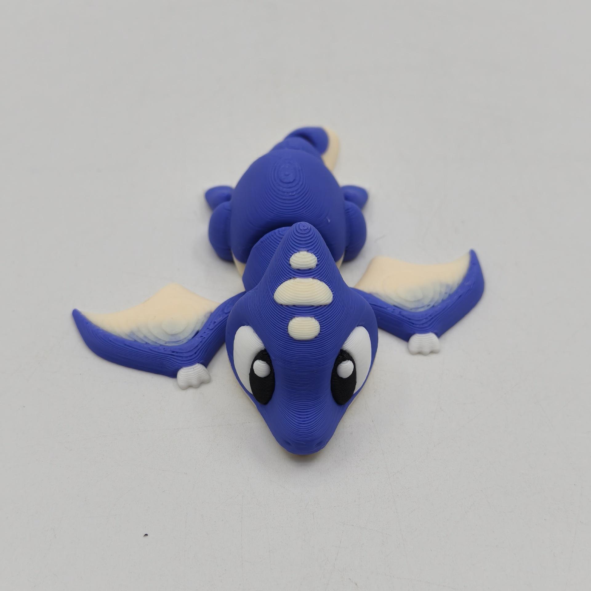 

3d Printed Articulated Dinosaur Cute Figurine Desk Decoration Trendy Collectible Toy Home Ornament Gift For Adult Collectors
