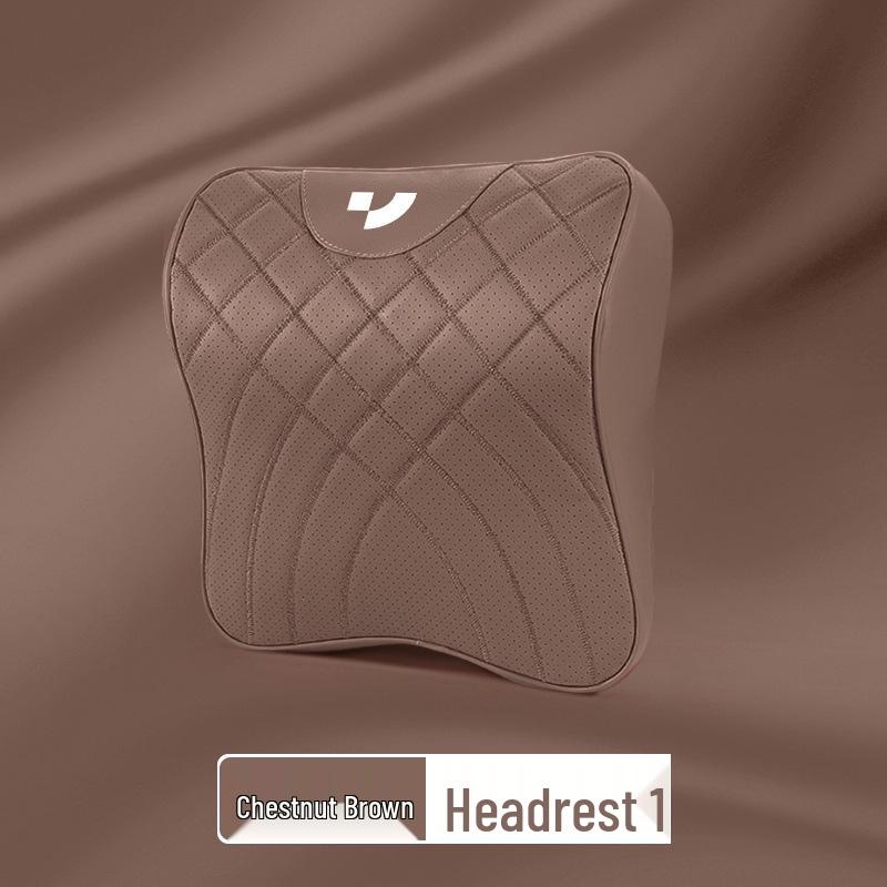 Ji Yue 07/01 Car Headrest Lumbar Support Memory Foam Neck Pillow Pad, All-Season Universal Model.
