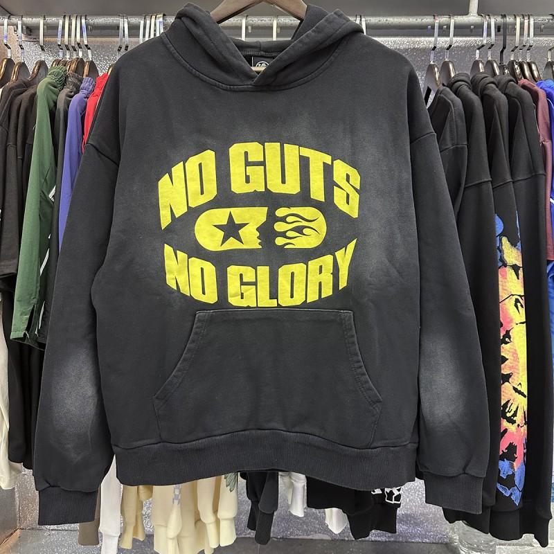 [Autumn and Winter Series] Fog High Street Washing Water Old Heavy Industry Head Printing Casual Sweater Couple Hoodie