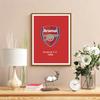 Arsenal Football Club Logo 5D Diy Diamond Painting Round Diamond Diy Frameless Holiday Artwork Suitable For Home Office Wall Decoration