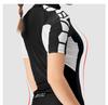 NUCKILY Damen Kurzarm Radtrikot und Shorts Set - Rennrad & Mountainbike Kleidung