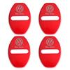 4pcs Car Door Lock Cover Badge Car Sticker for Volkswagen Golf 7 5 CC Passat GTD B6 Mk4 VW Tiguan Mk7 Scirocco Auto  Accessories