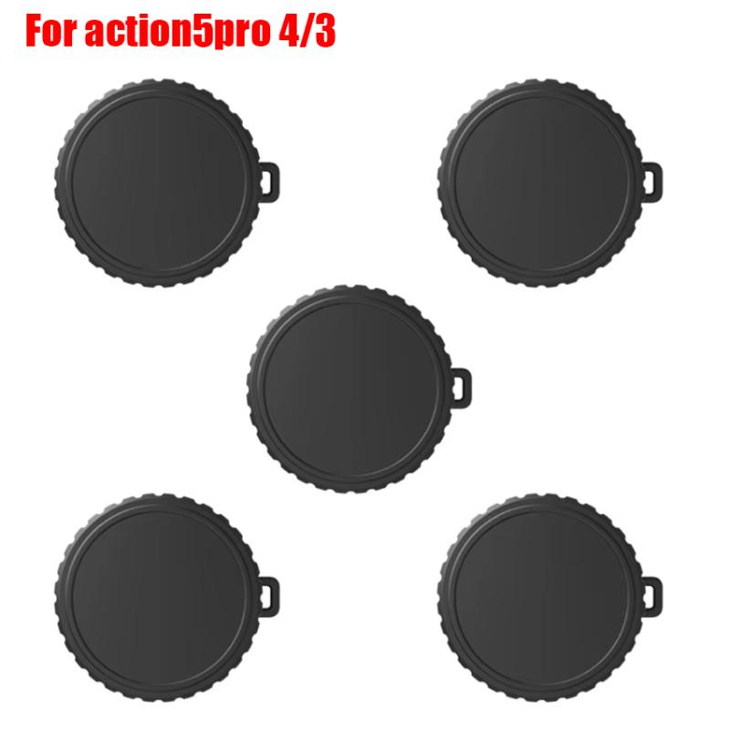 5Pcs Silicone Lens Cap For Osmo Nano - Anti-Scratch Protective Cover, Soft Dustproof Camera Lens Protector Accessories