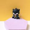 Marvel Superheroes Q Version: Captain America, Iron Man, Spider-Man, Batman Keychain