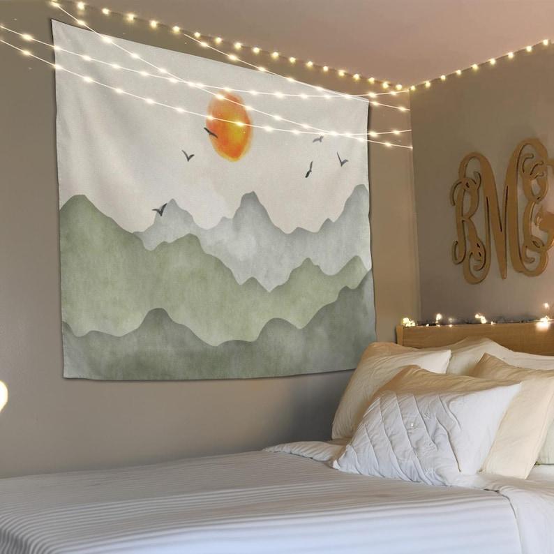 Mountain View tapestry 75x100 чёрный