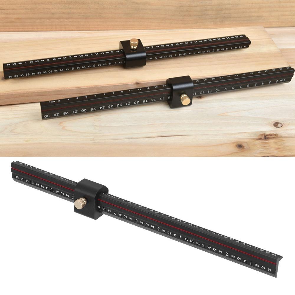 L Shape Marking Gauge Adjustable Slide Stop Construction Ruler Slide Stop Ruler Home Renovation