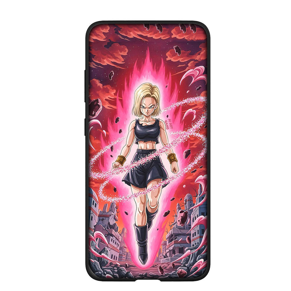Phone Case for iPhone 17 15 16 Plus Redmi Note 14 12 11 13 Pro Max Huawei P30 P20 Lite Y9 OPPO A60 A80 A54 Android 18 Silicone Dragon Gokus Ball Cover