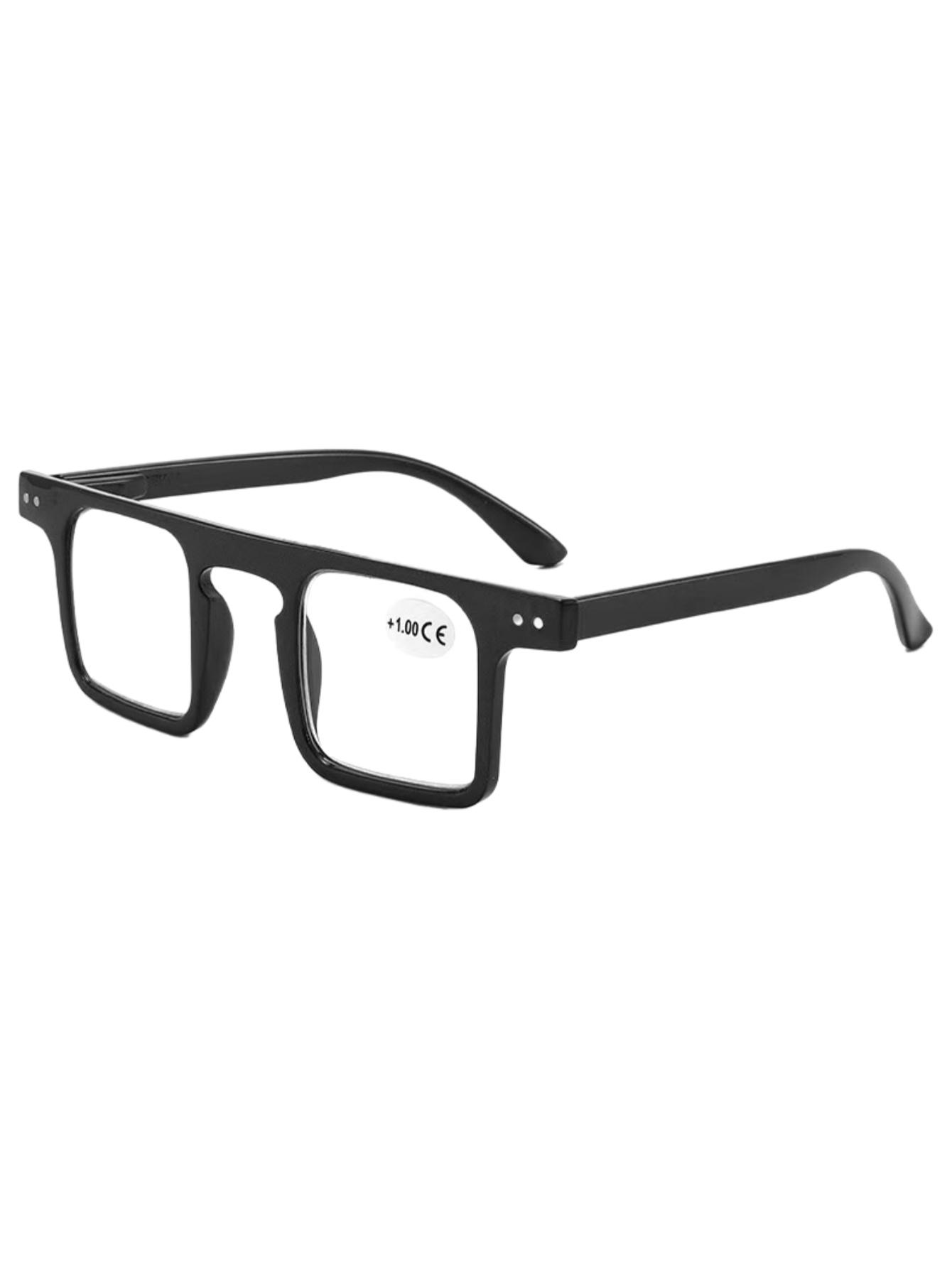 

New ultra-light eye European and American fashion box reading glasses retro old man reading glasses 2