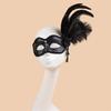 Venetians Mask Eye mask Feather Half Face Mask Eye Mask for Masquerades Proms,Halloween Party,Cosplay,Photo Shoot Gift