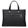 Men's business meeting handbag plus patterned Oxford cloth file package printing logo horizontal zipper briefcase