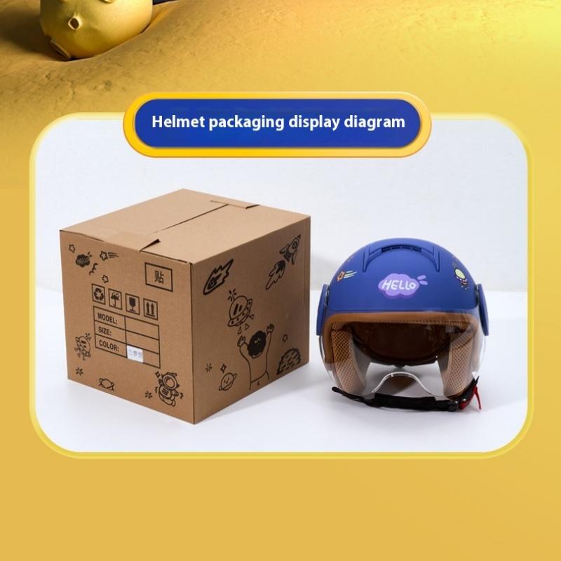 BYB New National Standard Class A 3C Certification Children's Four Seasons Baby Helmet Cartoon Electric Vehicle Helmet Motorcy