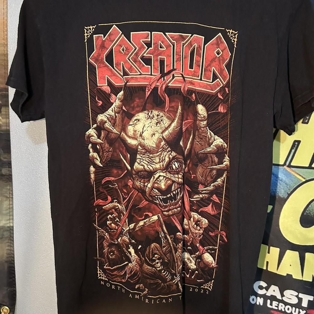 Remake Kreator T-Shirt 90er Nachdruck T-Shirt Kurzarm T-Shirt Klassisch NH24262 Unisex T-Shirt