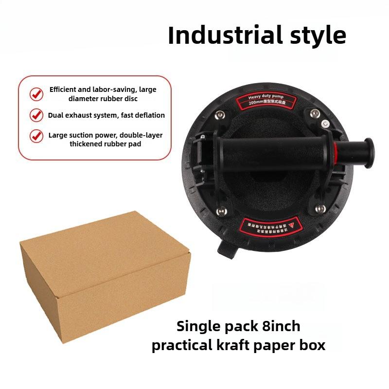

8 Inch Vacuum Suction Cup Heavy Duty Suction Extractor Tile Glass Granite Marble Fixing Building Tools Manual Lifting Tools