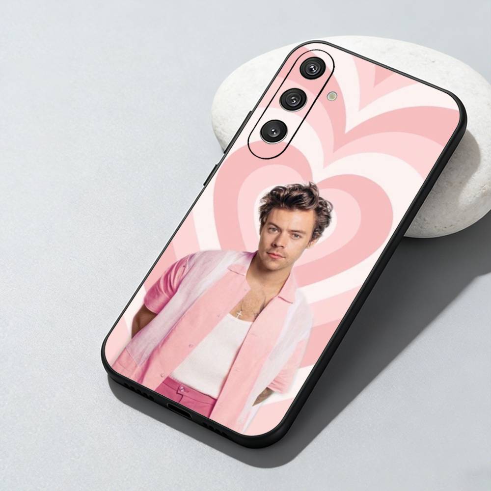 H-Harry S-Styles Phone Case For Samsung Galaxy A73,A72,A71,A70,A52,A51 Others Soft Black Cover