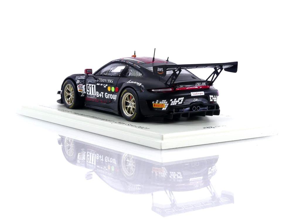 Spark National Model Porsche 911 GT3R 2021 Spa 24H 1/43 #911 A.Au/D.Allemann/A.Renauer/R.Renauer