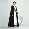 Fashion 2023 Ethnic Style Shoelace Pure Color Cardigan Dress Solid Color Cardigan Dress