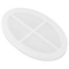 Epoxy Resin Casting Fruit Tray Mold Silicone Decorative Tray Plate DIY Mold AccessoryOval Smooth Tray Mould